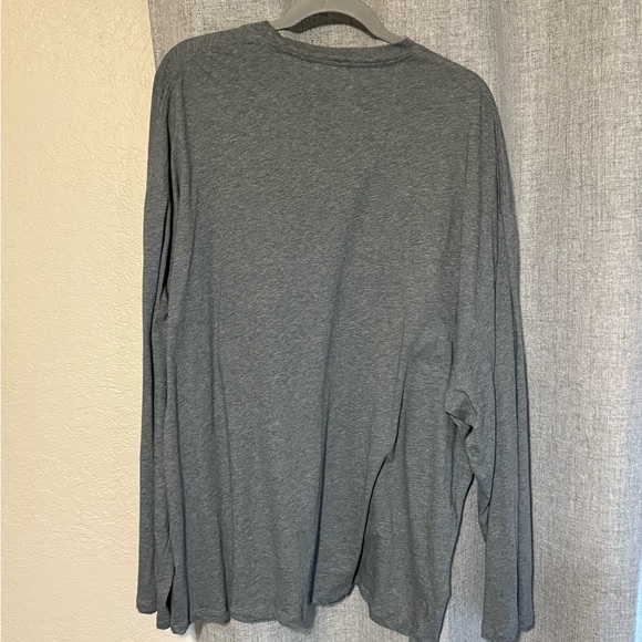 Like New The Frankie Shop Rio Oversized Sleeve Tee in Dark Grey Melange - Picture 10 of 15
